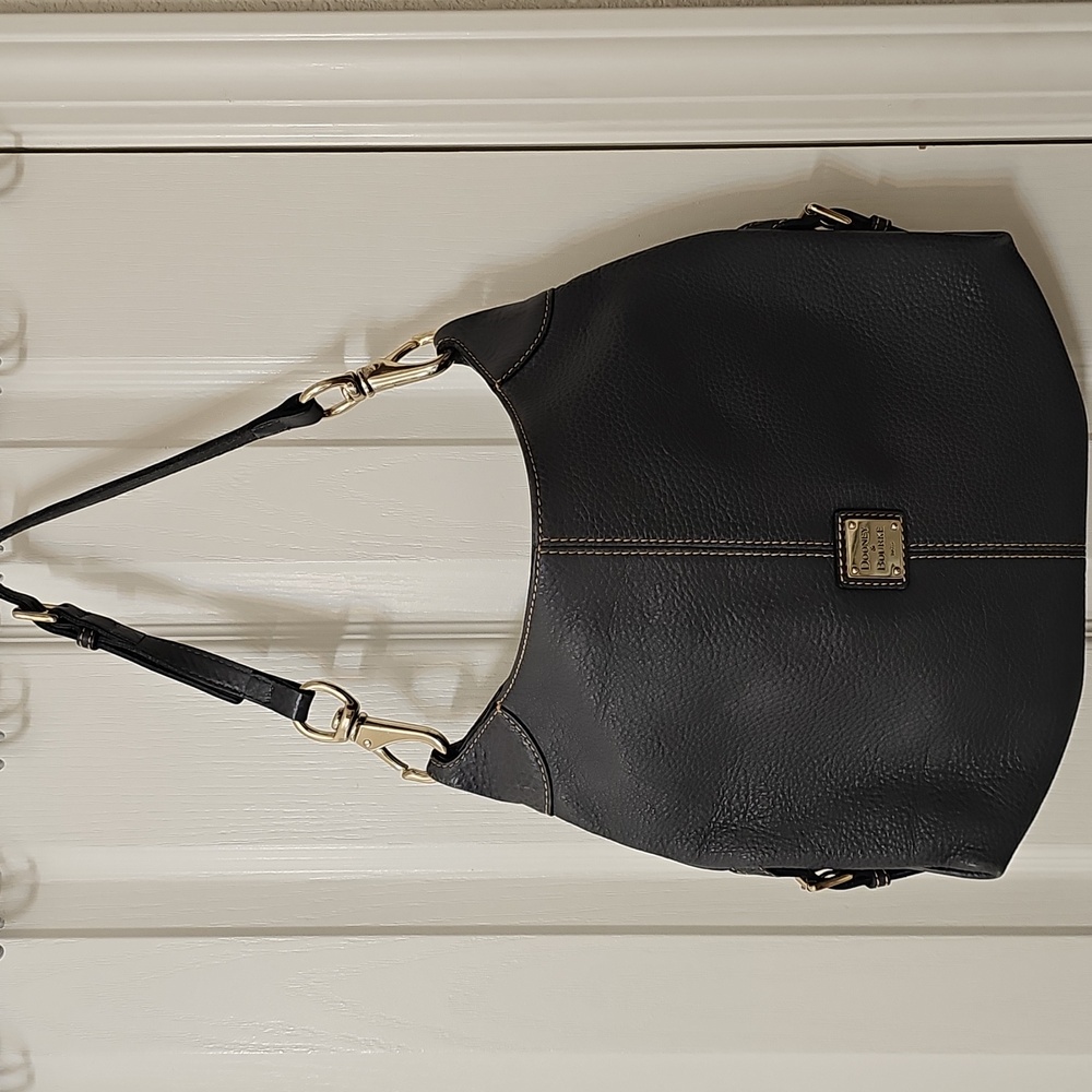 Dooney & Bourke Gray Leather Shoulder Bag